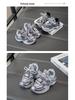 Children's Cartoon Fleece-Lined Sports Shoes, Soft Sole, New for 2025 Autumn/Winter, Unisex Casual Running Sneakers.