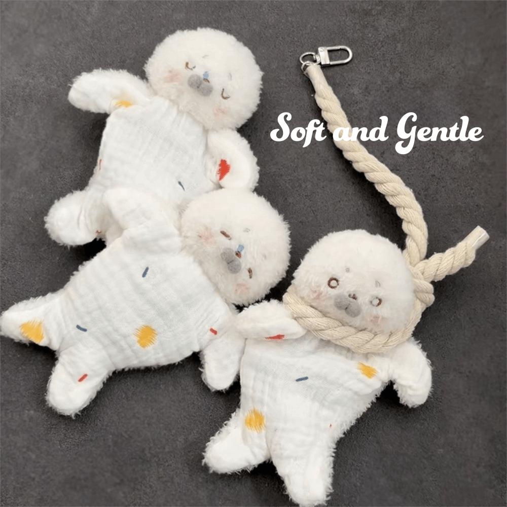 Soothe Cute Seal Hanging Rope Dolls Funny Sensory Hanging Rope Plush Toy Bean Bag Stress Relief Dolls Gift
