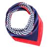 50x50cm Floral Print Satin Silk Scarf 100% Polyester Multifunctional Square Neck Scarves for Women