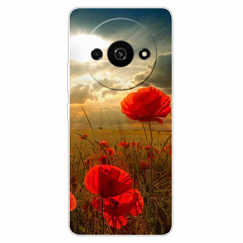 Voor Xiaomi Poco C61 Hoesje Zacht Cool Ruimte TPU Siliconen Beschermende Achterkanten voor Xiaomi Poco C61 PocoC61 Hoesjes C 61 Landschap