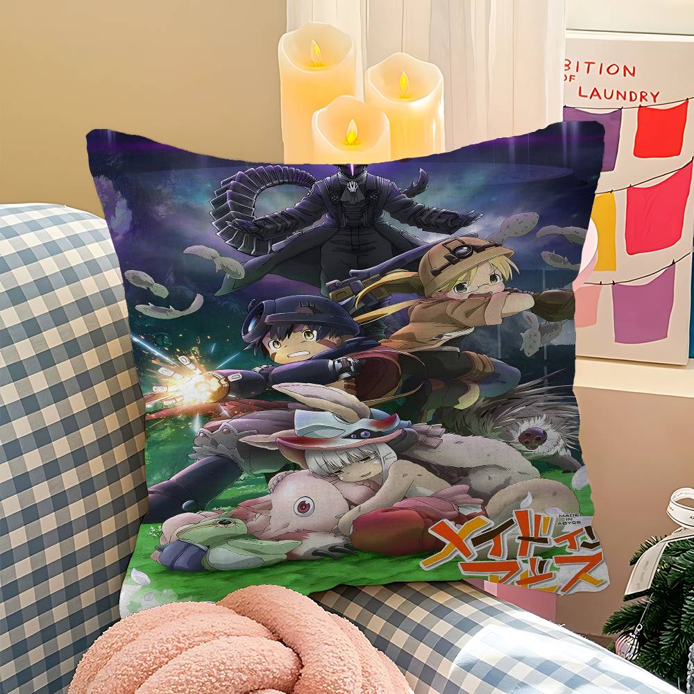 Made In Abyss Anime Cushion Cover Decorative Pillow Sofa Home Decor Case Pillow Cases
