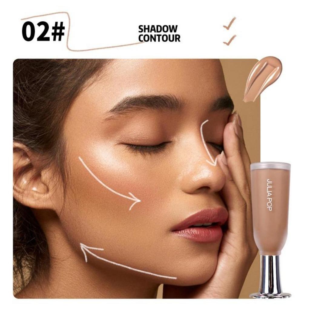 Farbtoner, Foundation Make-up Toner Natürlich und Transparent Hochglänzend Flüssig und Dreidimensionaler Schatten