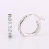 925 Sterling Silver Blue Topaz Earrings Round 2.50mm Catch Back Handmade Fine Jewelry Gift for Her