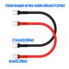 Universal 5AWG Automotive Battery Cable 30cm Battery Inverter Cable Ideal For Solar Panel Boats And Vehicles