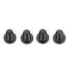 4Pcs Road Bike Brakes Screws Titanium Alloy Durable Rustproof Polishing Grinding Accurate Thread Road Bike Rotor Bolts Black