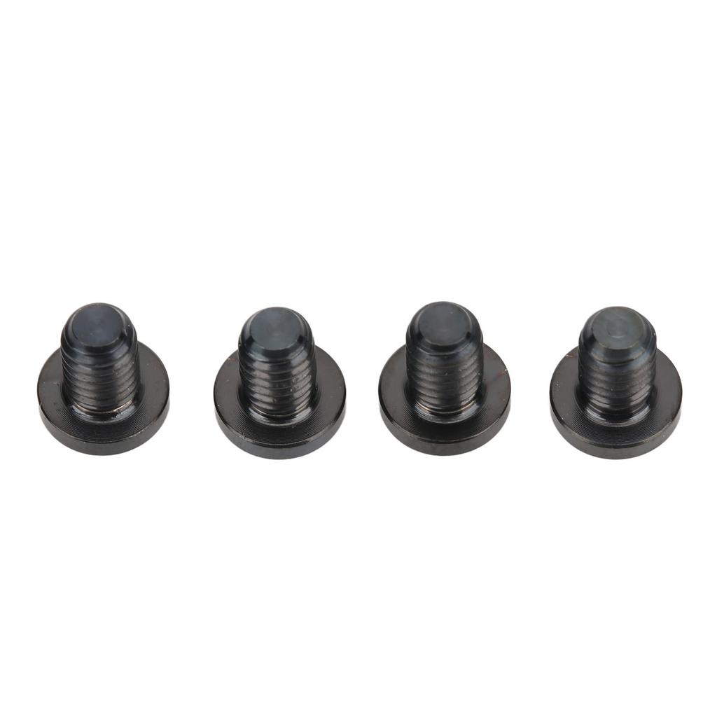 4Pcs Road Bike Brakes Screws Titanium Alloy Durable Rustproof Polishing Grinding Accurate Thread Road Bike Rotor Bolts Black