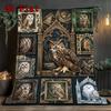 Owl Collection 2D Flat Pattern Flannel Blanket, High Quality All Seasons, Home Decor, Warmth and Comfort, Perfect for Christmas Gifts.