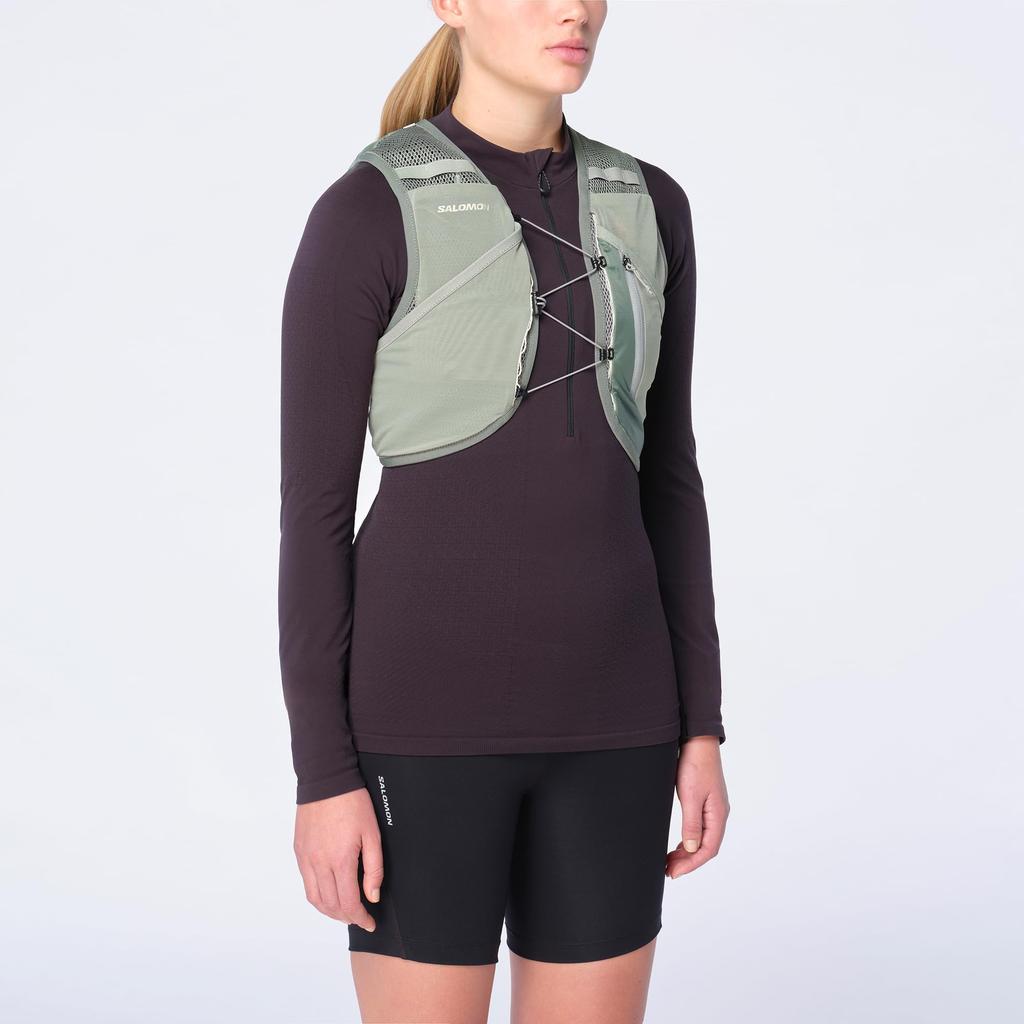 Hydration Backpack ACT SKIN 8 NO FLASKS LC2205300 Unisex Laurel WASH S [Salomon] Wreath/Lily Pad/ALOE