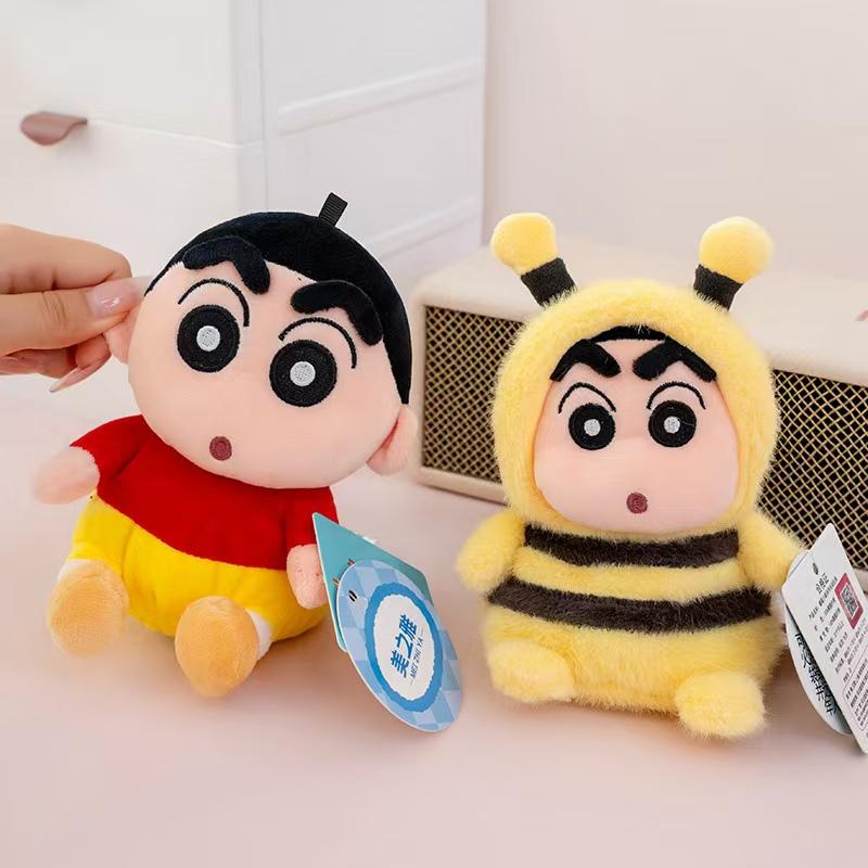 High Quality Crayon Shin-chan Plush Doll - Transformable Bee Penguin Deer Turtle Stuffed Toy - Funny Desktop & Car Ornament Gift