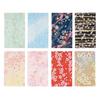 Washi Kawa Sumi Tokusen Yuzen Pochibukuro Sakura Pattern Various 8 Sheets Set B