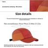 5 Panel Street Style Workwear Baseball Cap Color Block Corduroy UV Protection Adjustable Unisex Sun Hat for Casual Outdoor Wear