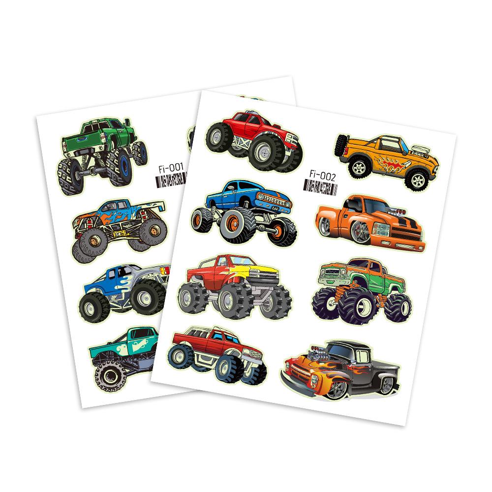 Ricaron 2025 Waterproof Luminous Racing Motorcycle & Car Tattoo Stickers