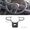 LHD RHD For Mitsubishi Triton L200  2024 2025 ABS Carbon Interior Window Switch Lift Cover Sticker Trim car Accessories