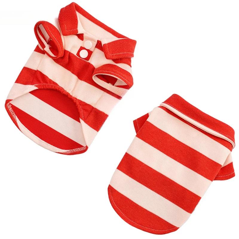 Haine de vară pentru câini de companie, îmbrăcăminte casual pentru câini mici și mari, pisici, tricou Chihuahua Pug, costume Yorkshire, cămăși