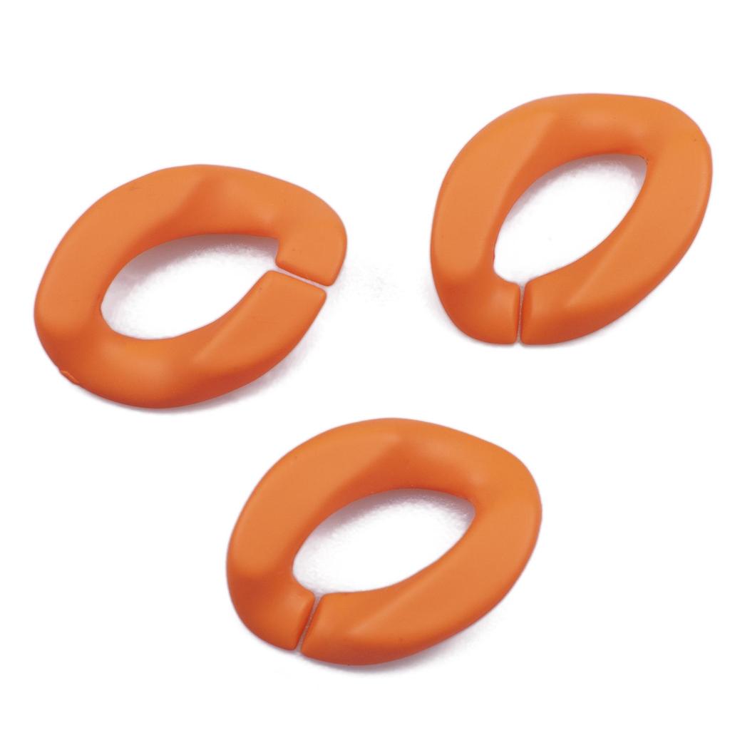 Acrylic Matte Hand-Feel Paint with Chain Insert Buckle and Jump Ring for DIY Jewelry and Phone Cases