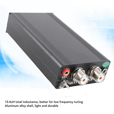 Shortwave Auto Antenna Tuner 10-15VDC Automatic Antenna Tuner Fast Heat Dissipation 1.8‑50MHz for Most Radio Stations