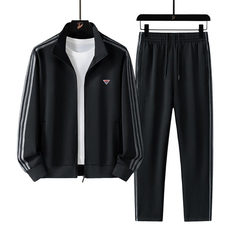 Men's Spring & Autumn Casual Tracksuit: Long Sleeve & Pants Running Set