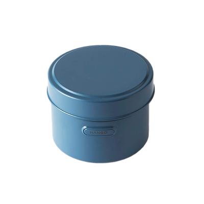 Takenaka Δοχείο Φαγητού HANGO LUNCH Στρογγυλό Κατάλληλο για Φούρνο Μικροκυμάτων Μπλε Επάνω 280ml Κάτω 320ml T-96441