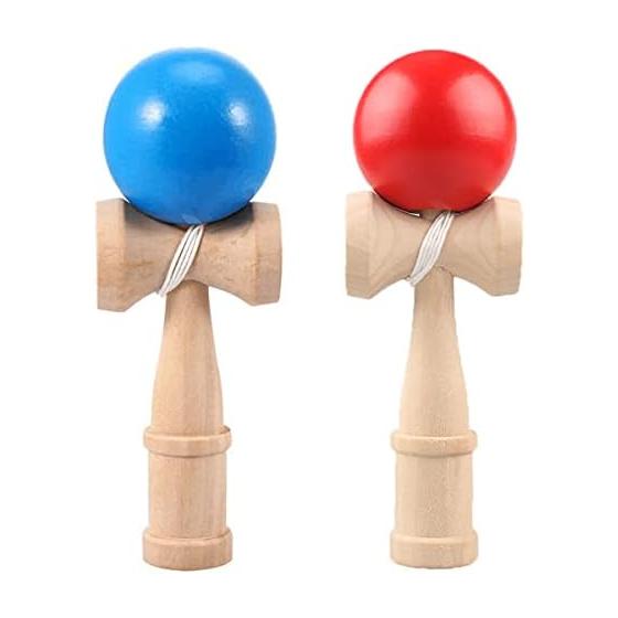 Kendama set of 2 (red, blue) Kendama Kendama classroom practice use competition use kendama