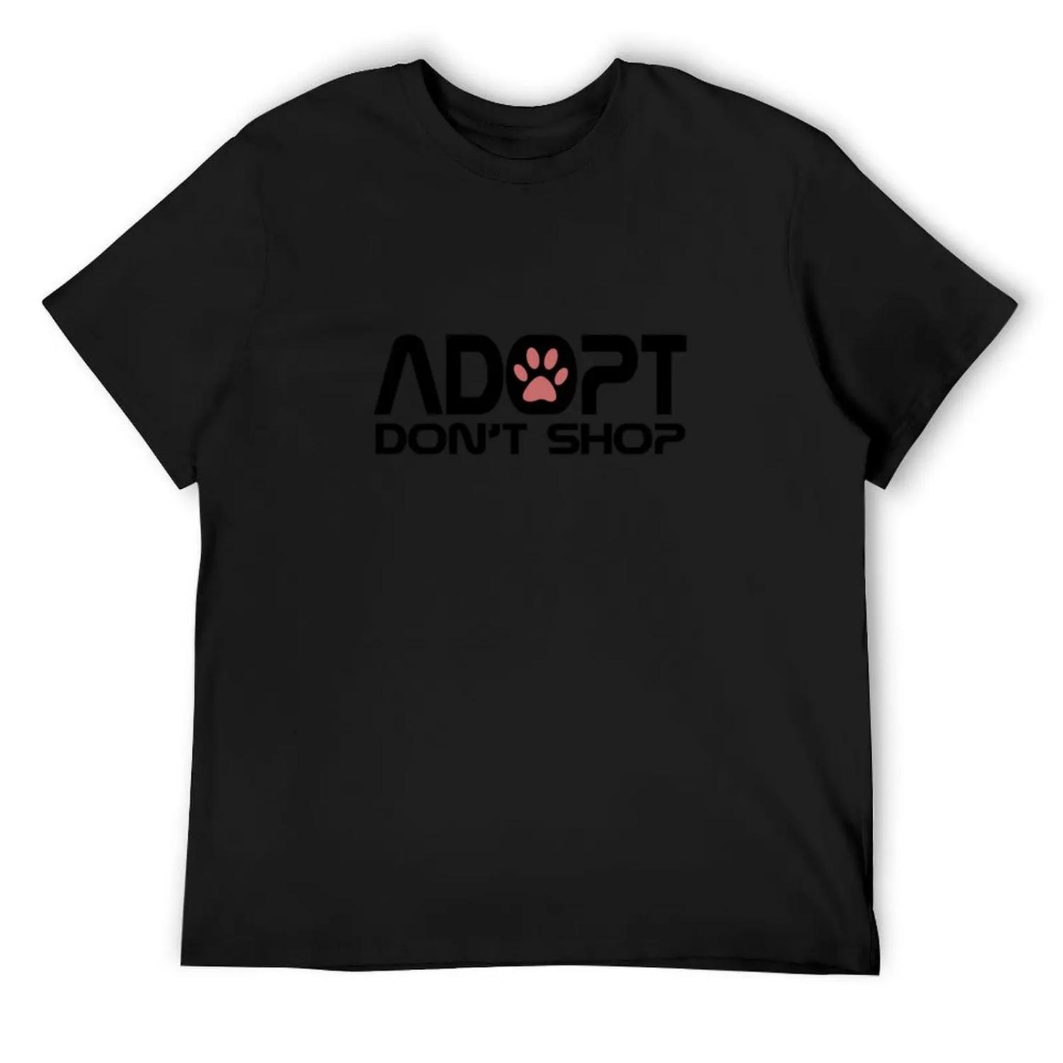 Adopt dont shop paw drawing T-Shirt oversized graphic tee boys whites new edition summer shirt t shirts for men graphic XXXXXL разноцветный