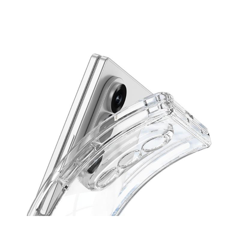 Samsung Z Fold7 Magnetic Case: Transparent Airbag Shell & Integrated Protective Film