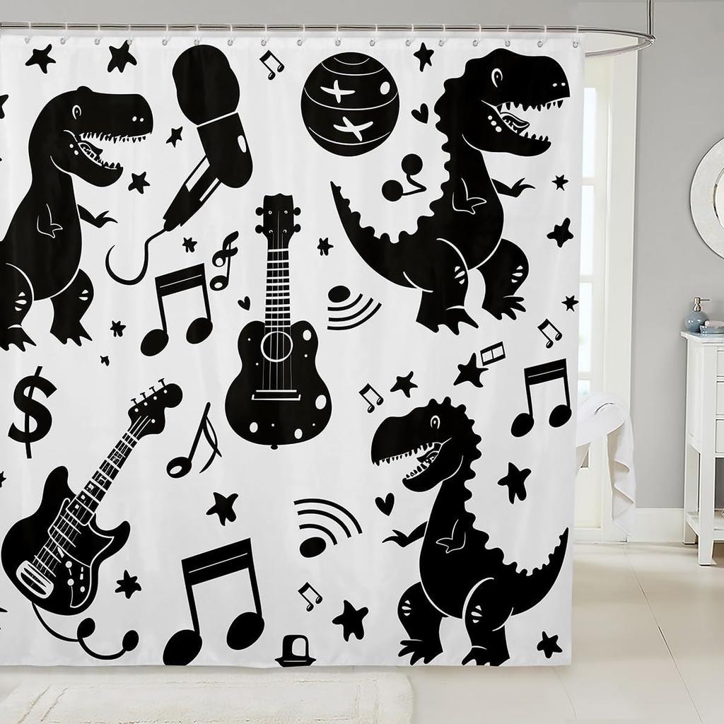 Red Strawberry Bow Kids Shower Curtain Yellow Crown Bathroom Curtain Cute Fruit Bowknot Bath Curtain for Girls Boys,Kawaii Bow