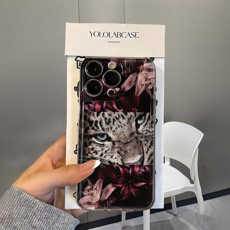 

Flower Cat Eyes Phone Case For Samsung S26 S25 S24 S23 S22 S21 S20 FE Note20 Note10 Plus Ultra Lite Edge 5G Clear Soft TPU Cover Samsung S25 5G