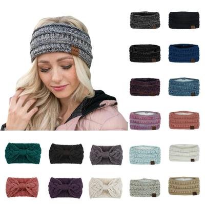 New Women Girls Headbands Winter Cross Headband Ear Warmer Head Wraps Gift