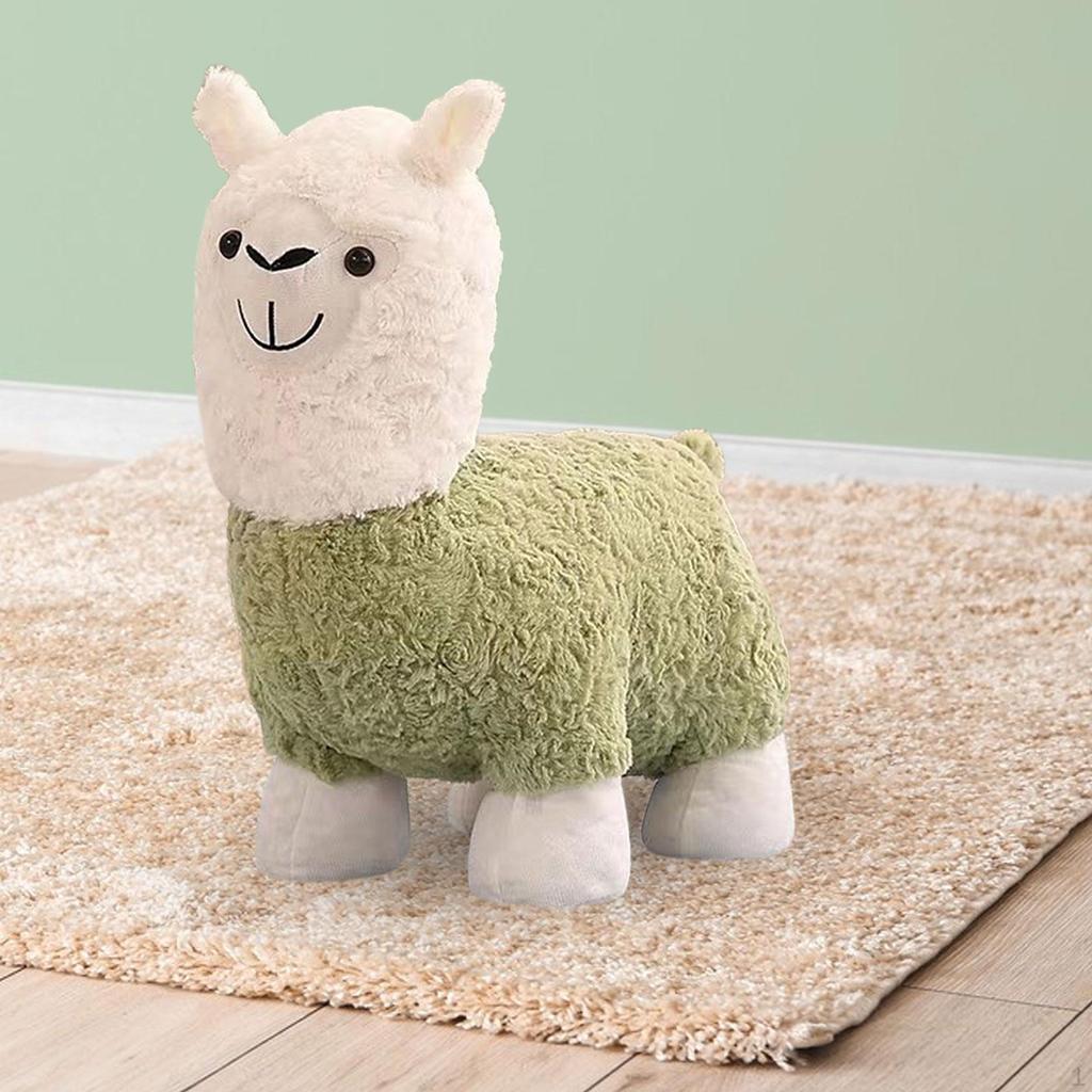 Adorable Alpaca Plush Footrest for Home Decor