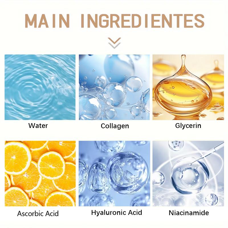 Crema Rassodante Idratante al Collagene, Adatta a Tutti i Tipi di Pelle, Unisex, Rende la Pelle Più Liscia, Soda e Giovane