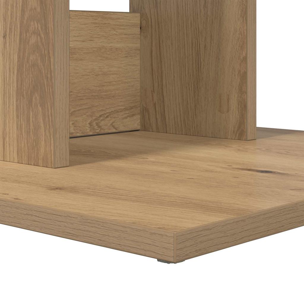 Side Table Artisan Oak 45 X 40 X 62.5 Cm Engineered Wood