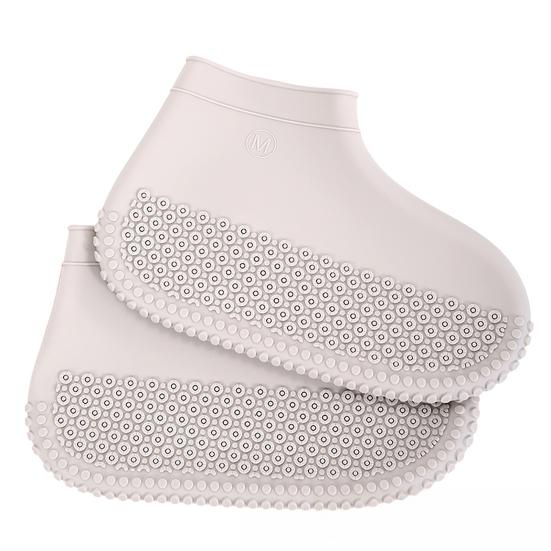 1 Paar wasserdichte Regenschuhüberzieher, rutschfeste Silikon-Wiederverwendbare Überschuhe für Damen und Herren, Reise, Outdoor, Regendichter Stiefel-Schuhschutz