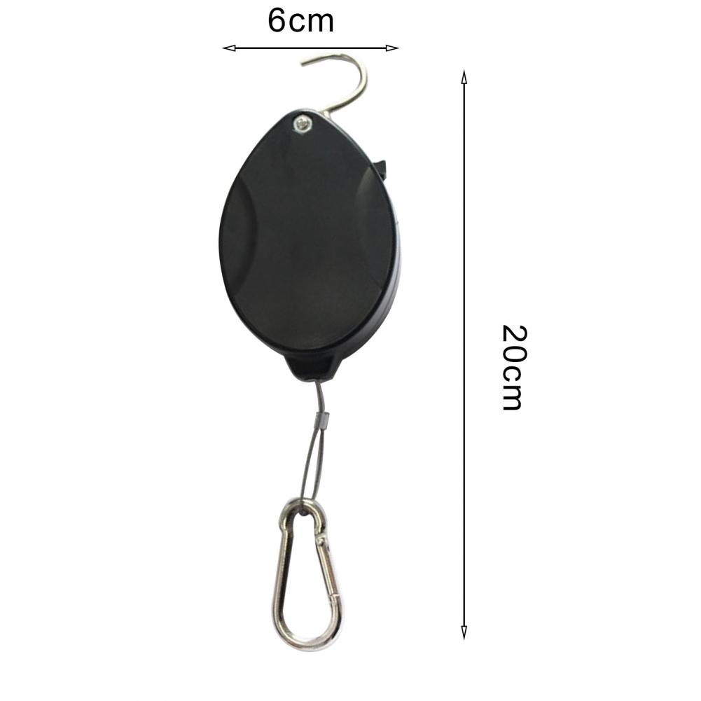 

20*6cm Gardening Telescopic Hook For Hanging Plants Retractable Plant Hangers With Pulley Adjustable Garden Hook Balcony Porch