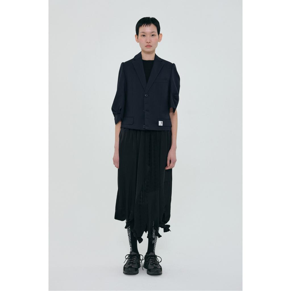 RECODE Hanging Tied Ribbon Skirt_R0Kas24209Bkx