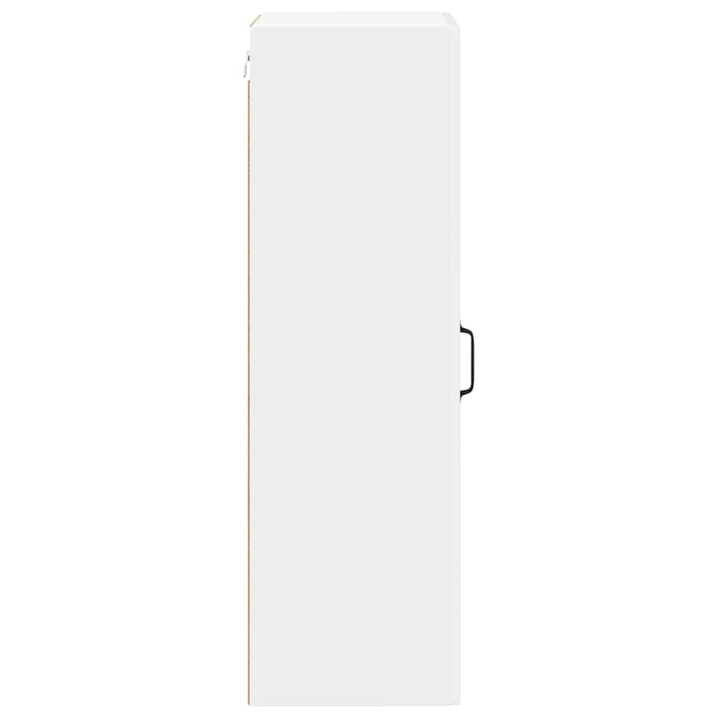 Wall Cabinet LUCCA Glossy White 40 X 31 X 100 Cm Particleboard