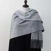 Women's Double-sided Wool Cashmere Scarf Shawl: New High-end Autumn/Winter 2026 Style