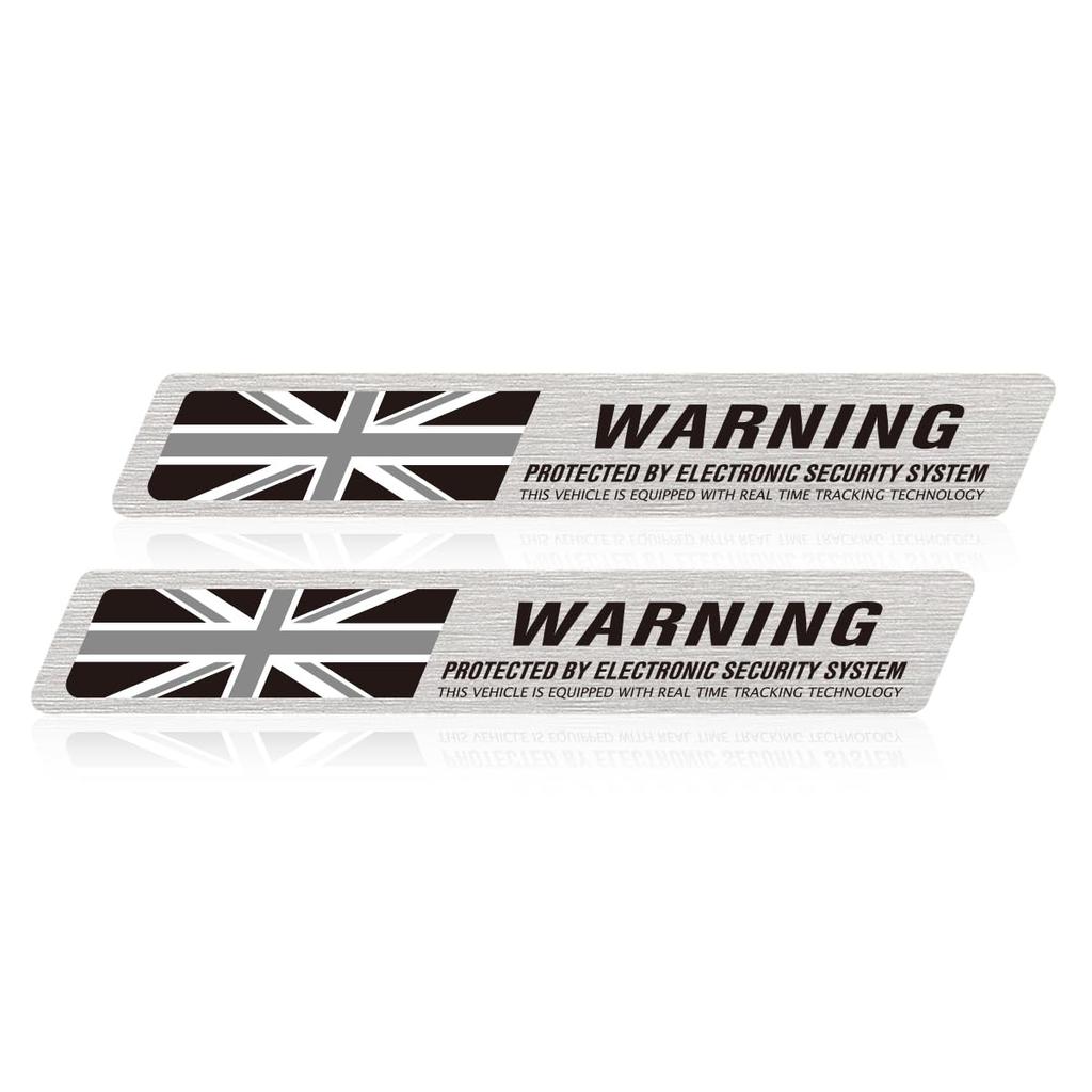 Security sticker for luxury cars, national flag design, 10 types