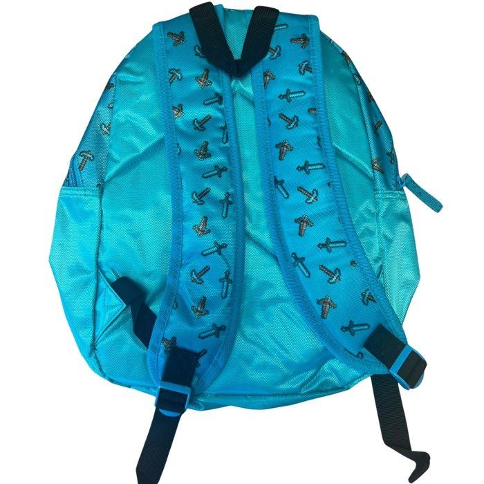 Kids Backpack Minecraft - 38cm - 2 Compartments - Water-Repellent Polyester - Optimal Comfort
