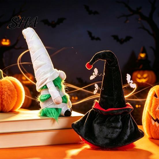 Durable Halloween Decor Gnome Decor, Faceless Vampire Bat Doll Figurine for Shelf Table, Spooky Festive Decorations Cute Ornament Party Home, Trick or
