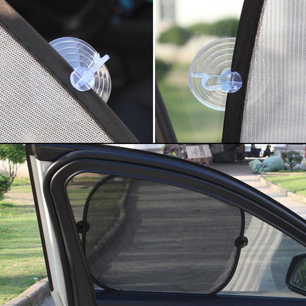 Car Side Rear Window Screen Sunshade Windshield UV Protection Mesh Cover Visor