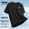 JEEP SPIRIT Herrs Snabbtorkande Isilke T-shirt