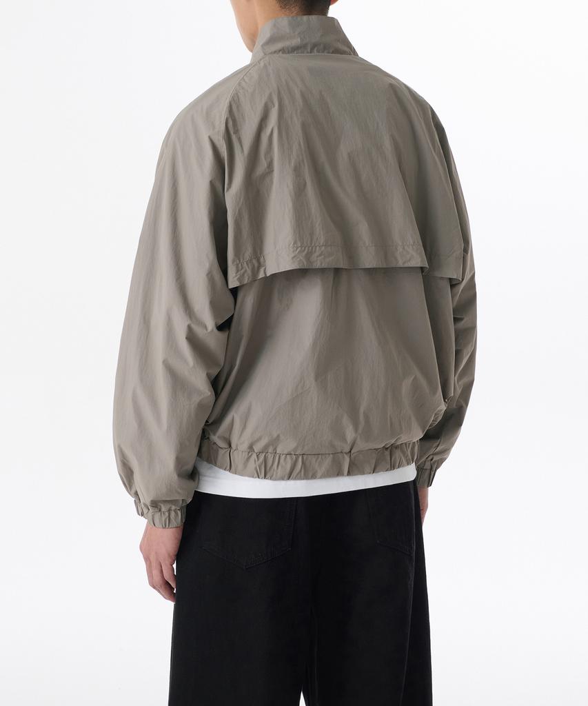 Musinsa Standard Oversized High-Neck Windbreaker Jacket [Light Khaki]
