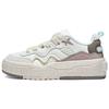 Li Ning 001 UNBLOCK Comfortable Cushioning, Wear Resistant Low Top Casual Shoes Women's Beige White Brown AGCT218-3