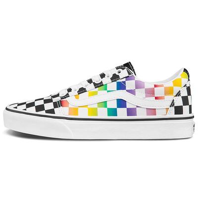Ward Canvas Retro Color Block Casual Shock Absorbing Durable Lightweight Breathable Low Top Skate Shoes Women Sneaker VN0A3IUN3RL