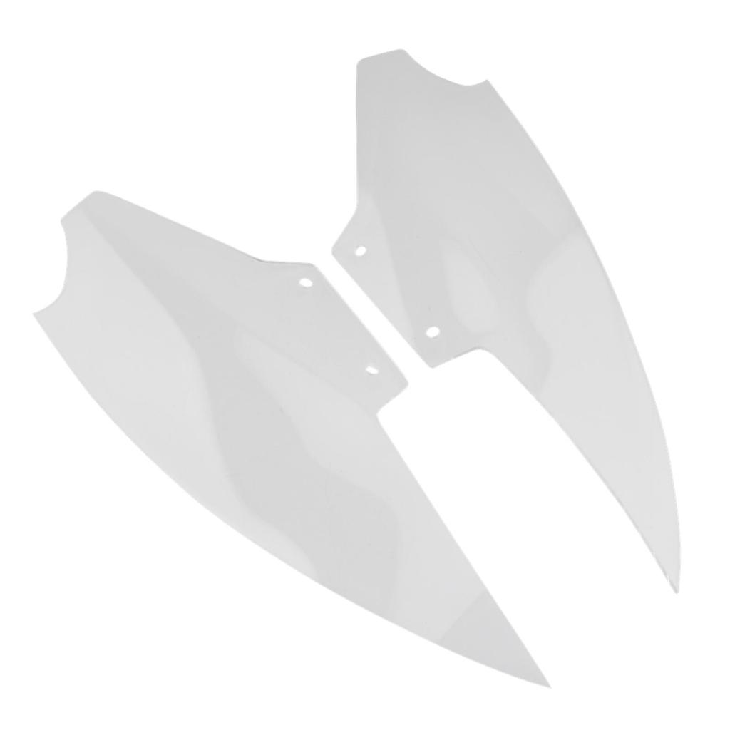 1 Pair Motorcycle Upper Fairing Air Deflectors Wind Side Shield Cover