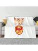 Of Fire New Selling  Print Flannel Soft Blanket Wings Fire Wof Books Scholastic Title Logo Tui Sutherland Saga Icon Symbol