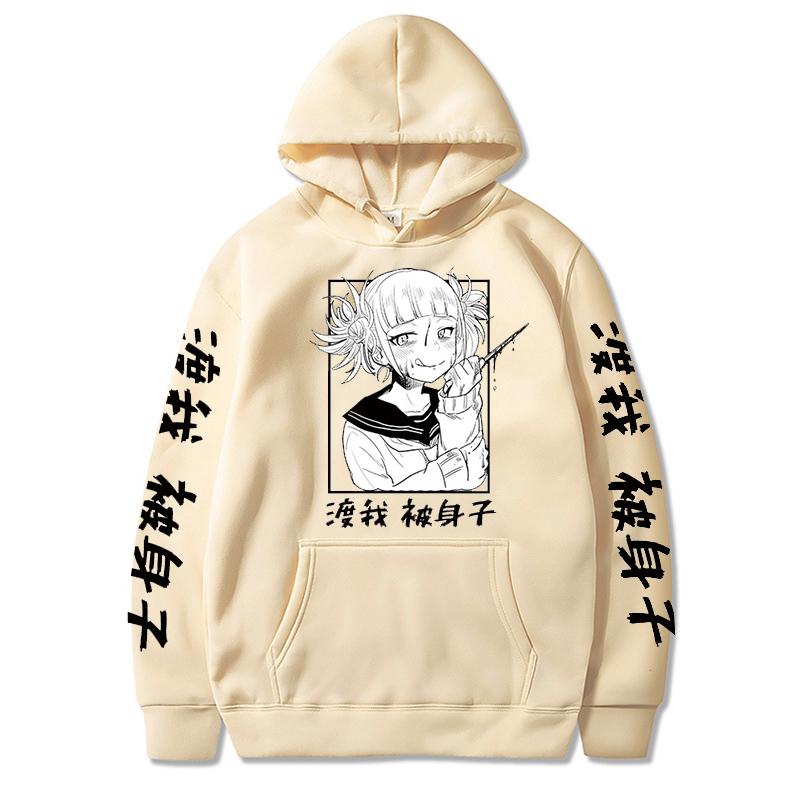 

Himiko Toga Милый принт с капюшоном Аниме My Hero Academia Толстовка Мужская и женская одежда Большие размеры Уличная одежда Harajuku Унисекс Толстовка 3XL