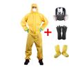 Kunze K4000 Chemical Protective Suit with Gas Mask & Face Shield - Radiation, Acid & Alkali Resistant