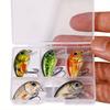 5Packaged Mini Fishing Lure Set2.8cm2gTopwater Bionic Wobbler Bait Fake Fishing Lure Suitable for Pike Perch