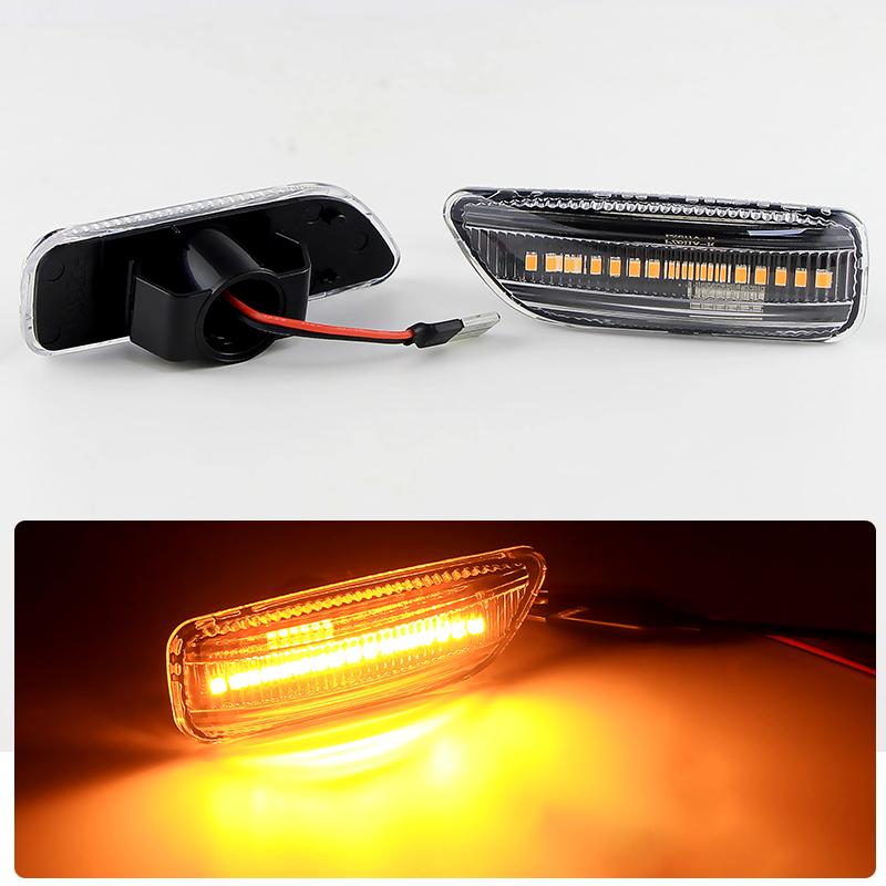 2 Stück LED Dynamische Seitenblinker Leuchte Für Volvo S60 V70 XC90 S80 XC70 OEM#30722641/34432641A Blinker Leuchte 12V